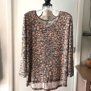 NEW DIRECTIONS Animal Print Top